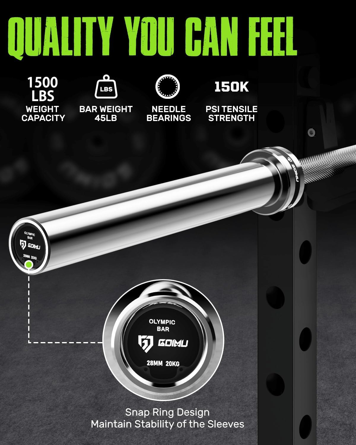 Thumbnail 4 de GOIMU Olympic Barbell PB01