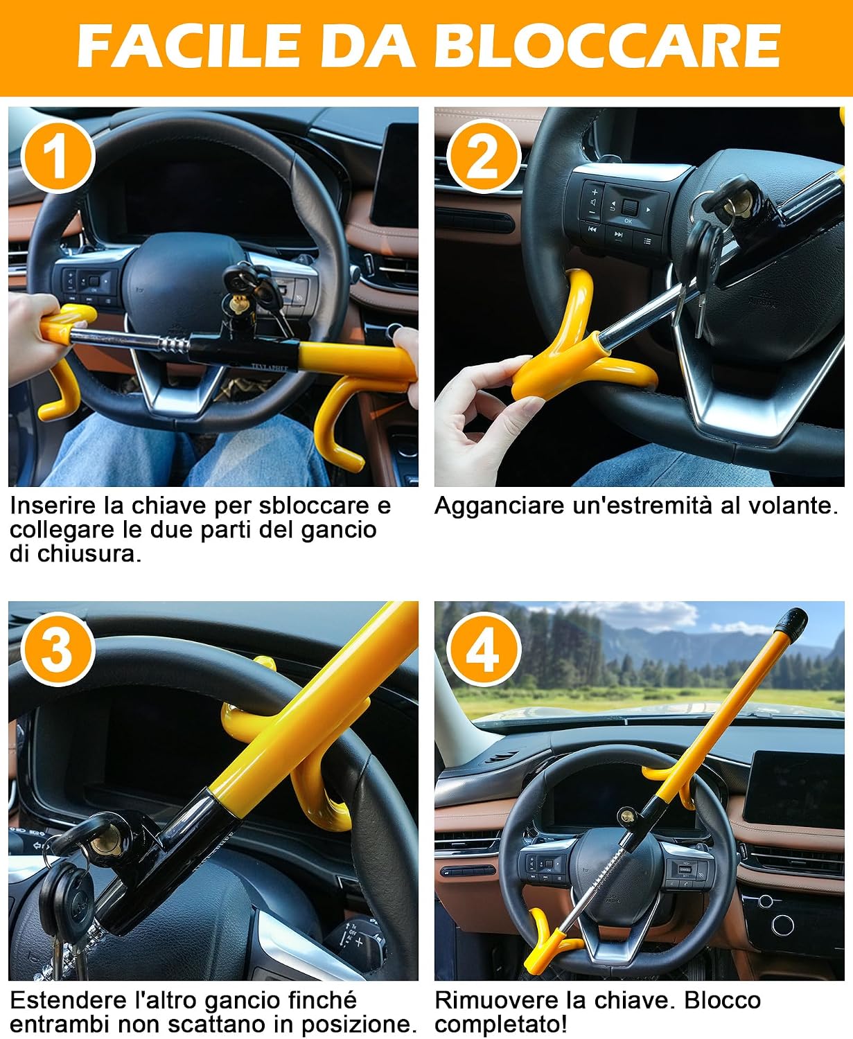 Thumbnail 5 de Tevlaphee Bloccasterzo 41,5 cm Giallo