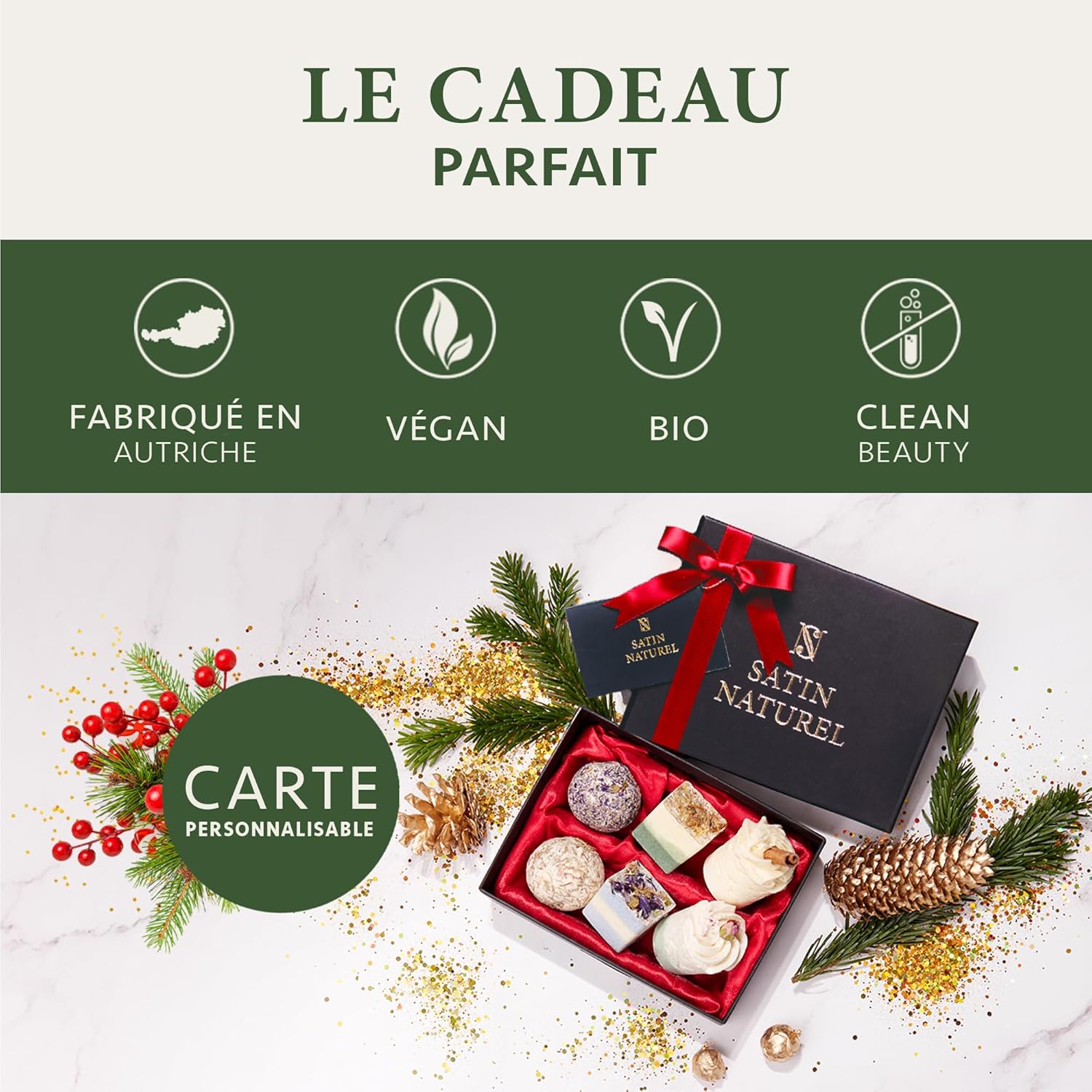 Thumbnail 1 de Satin Naturel Coffret Bombe de Bain 6