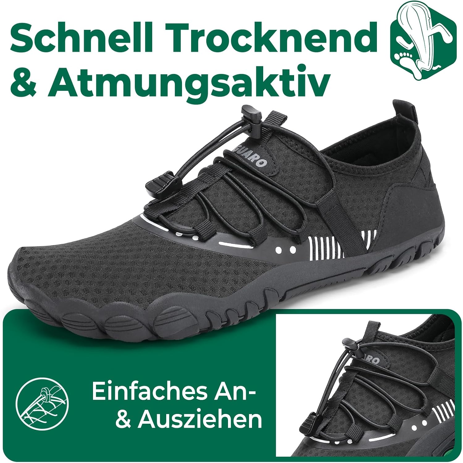 Detalle de SAGUARO Wasserschuhe Aquaschuhe 36-48