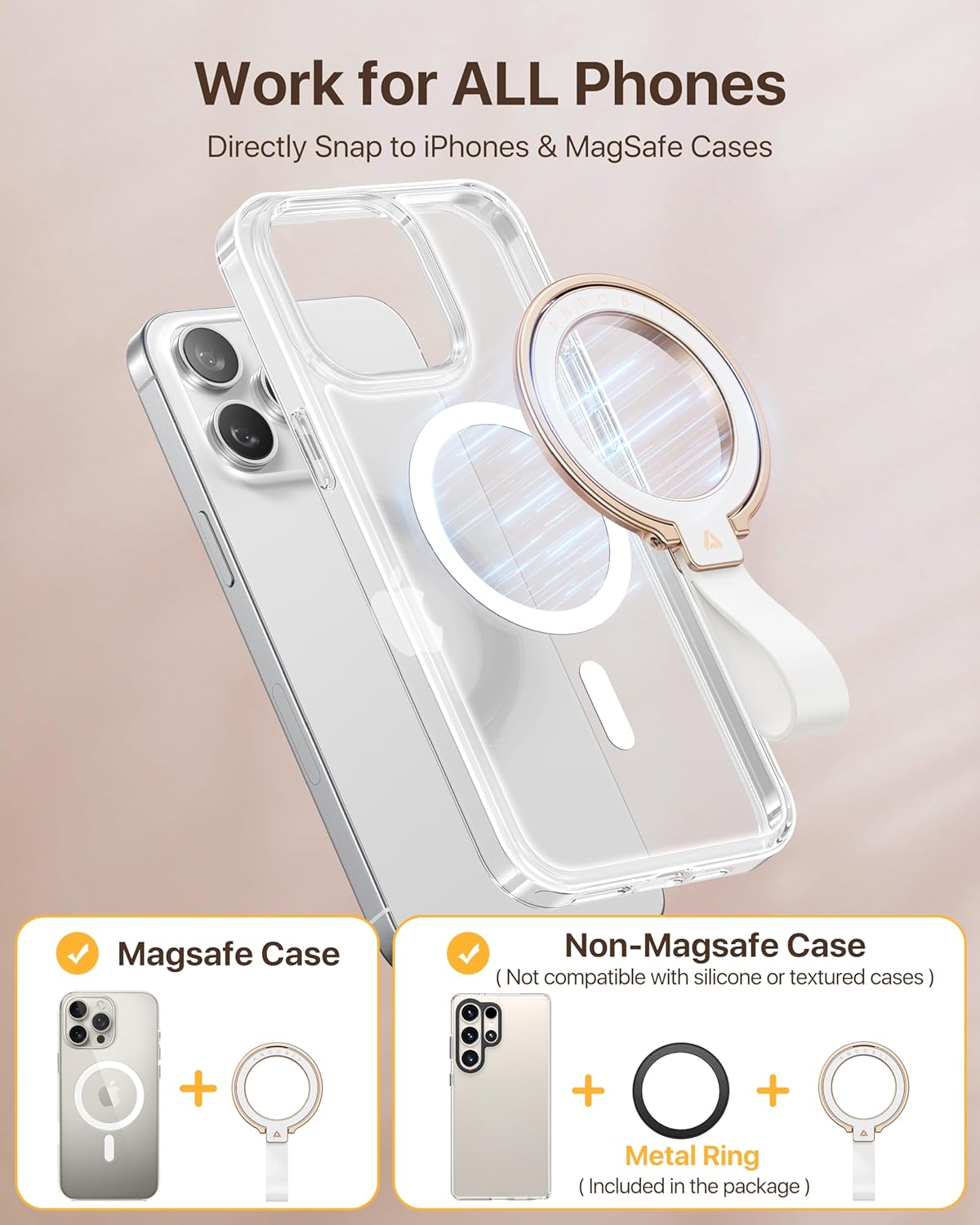 Thumbnail 6 de andobil 2025 Magnetic Phone Grip