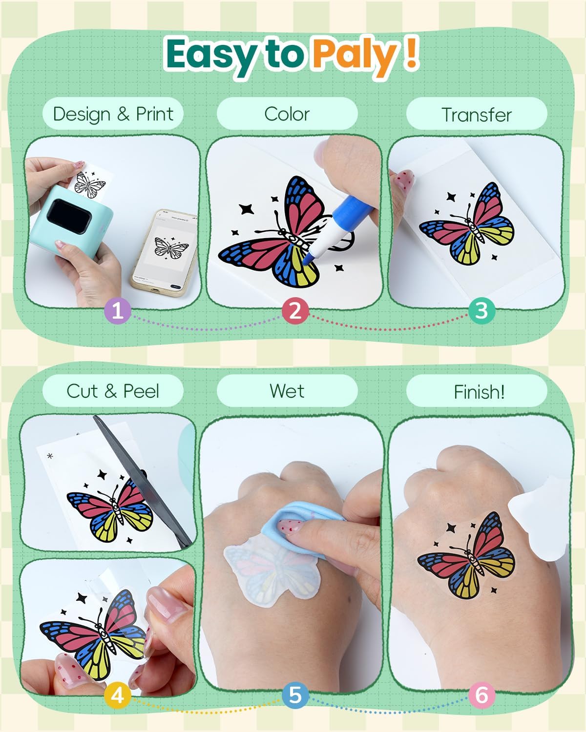 Detalle 1 de Phomemo Temporary Tattoo Maker TK20