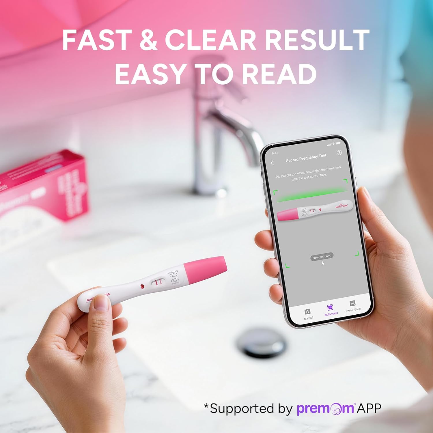 Thumbnail 6 de Easy@Home Pregnancy Test 5 Pack hCG 10