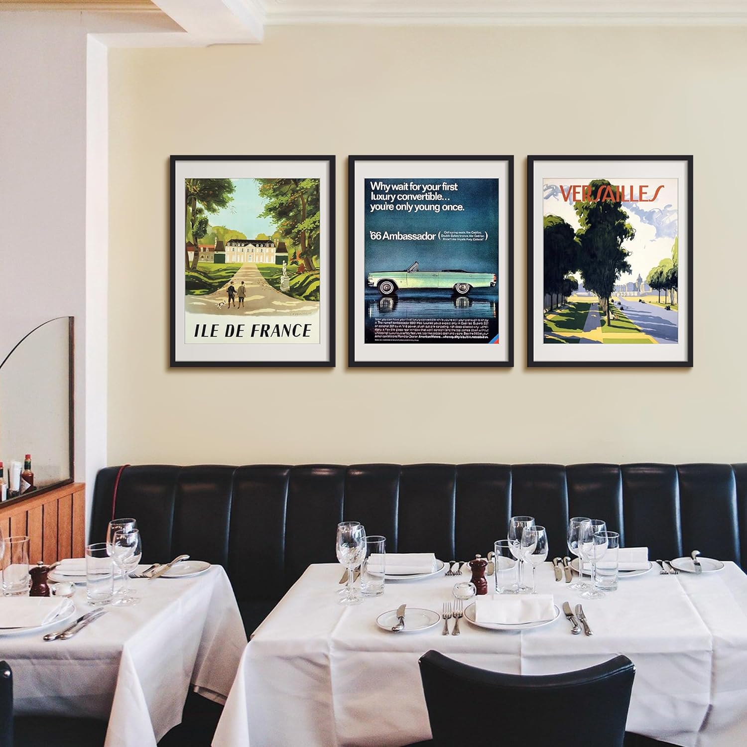 Thumbnail 1 de upsimples 18x24 Picture Frame (Black) for 16x20 Display with Mat or 18x24 Without, Wall Hanging Poster Frame, 1 Pack