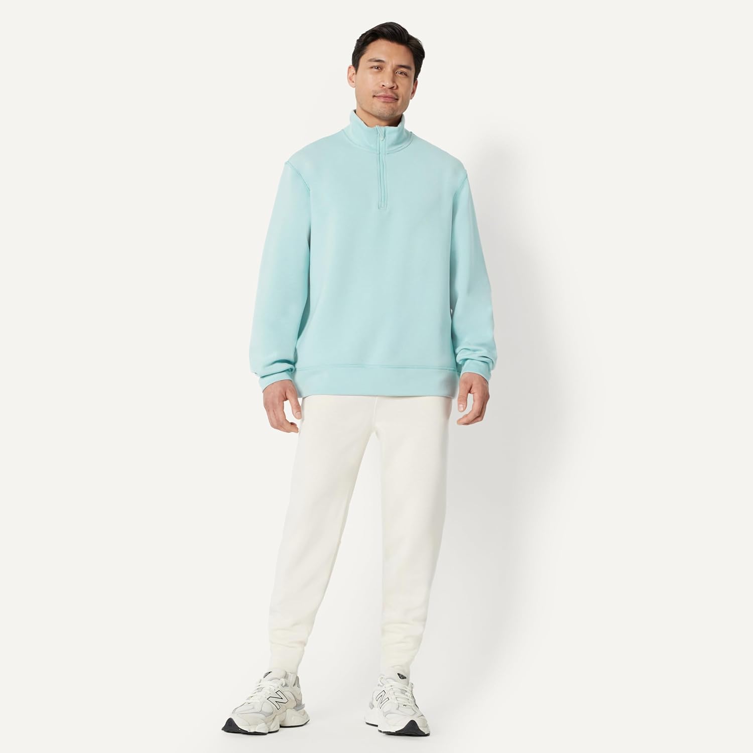 Thumbnail 4 de Amazon Essentials Men’s Active Sweat Quarter-Zip Relaxed-Fit Hoodie