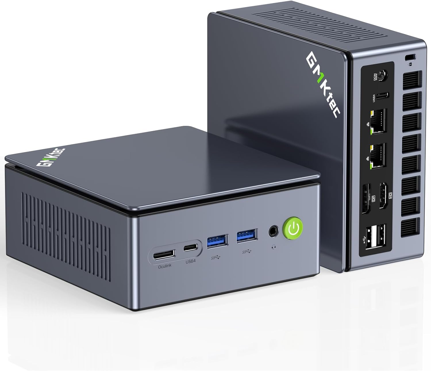 Detalle de GMKtec M7 Ultra Mini PC Gaming with Ryzen 7 PRO 6850U, 32GB DDR5, 1TB PCIe SSD, Dual NIC 2.5G, Dual USB4, HDMI 2.1
