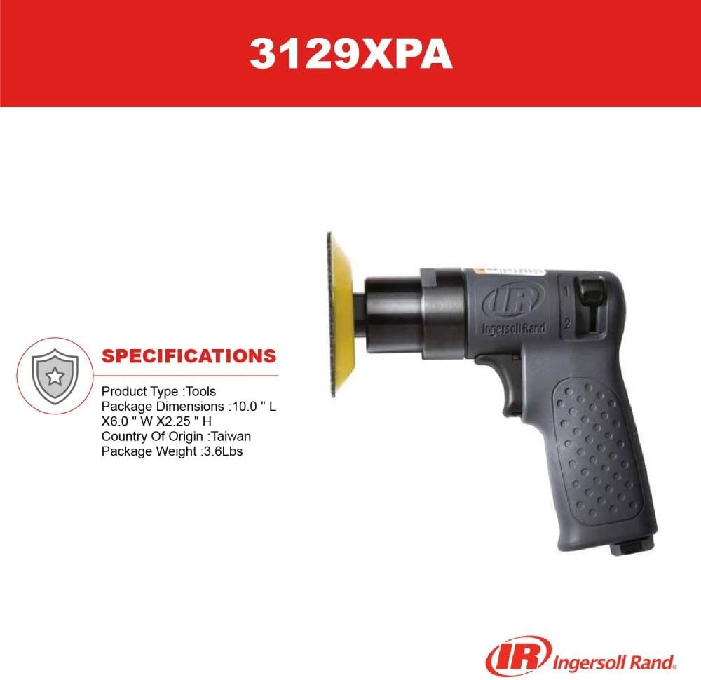 Detalle 2 de Ingersoll Rand 3129XPA – Lustreuse polisseuse pneumatique pour métaux et bois