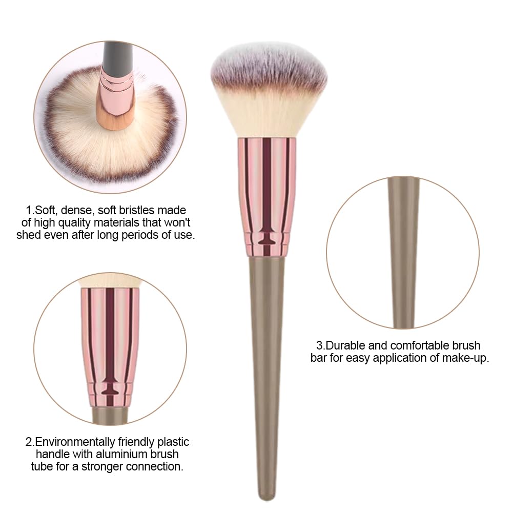 Detalle 2 de Vicloon Pinselset Makeup 15 Stück