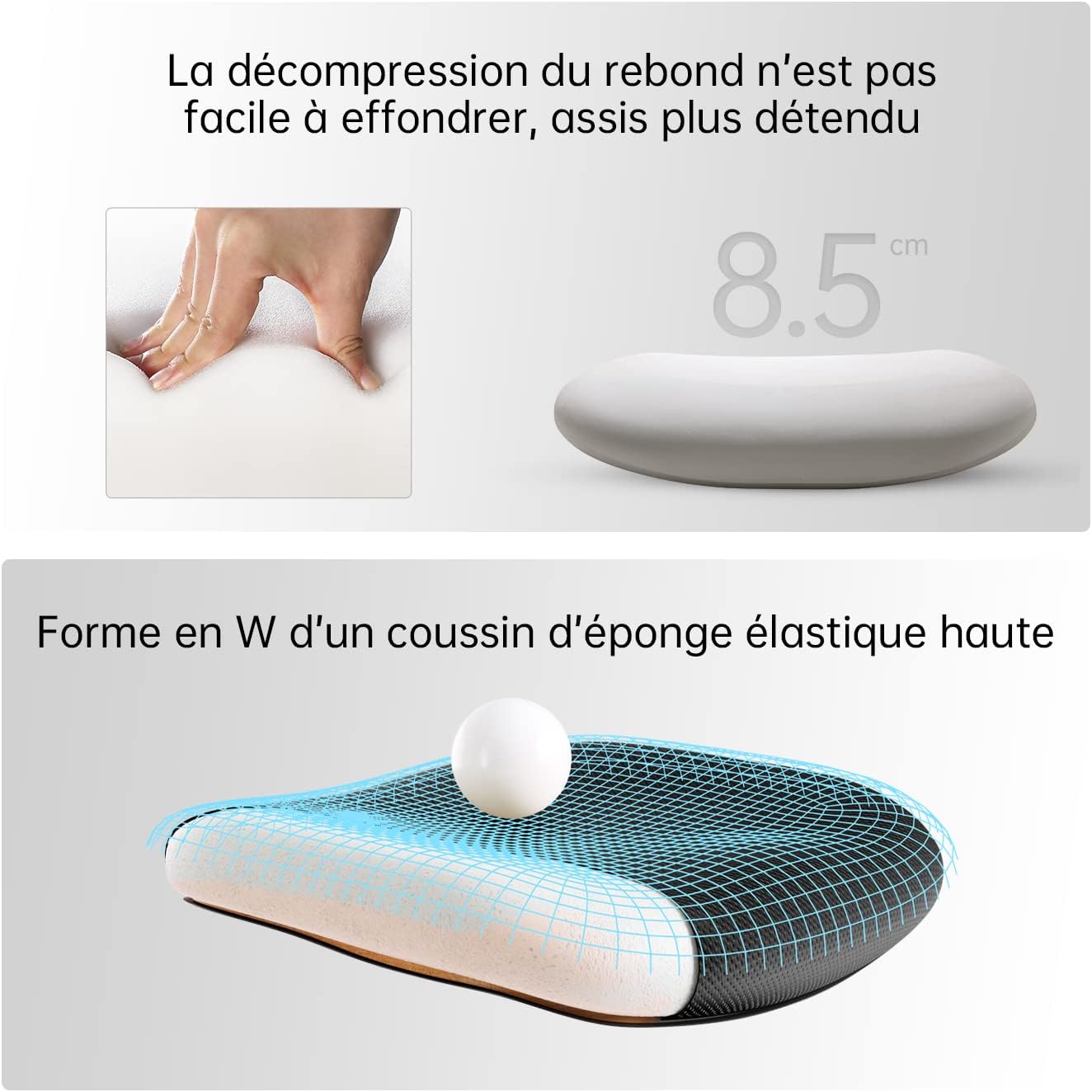 Detalle 2 de SIHOO Chaise de Bureau Ergonomique