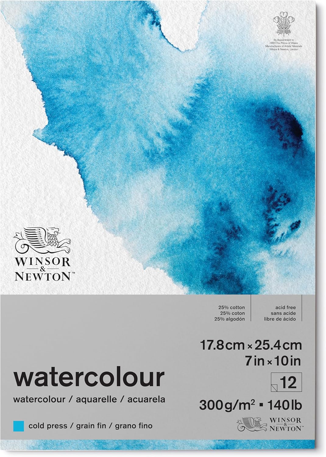 Thumbnail 5 de Carta per acquarello Winsor & Newton A4, grana fine 300 g, 50 fogli – miscela fibre di cotone 25%