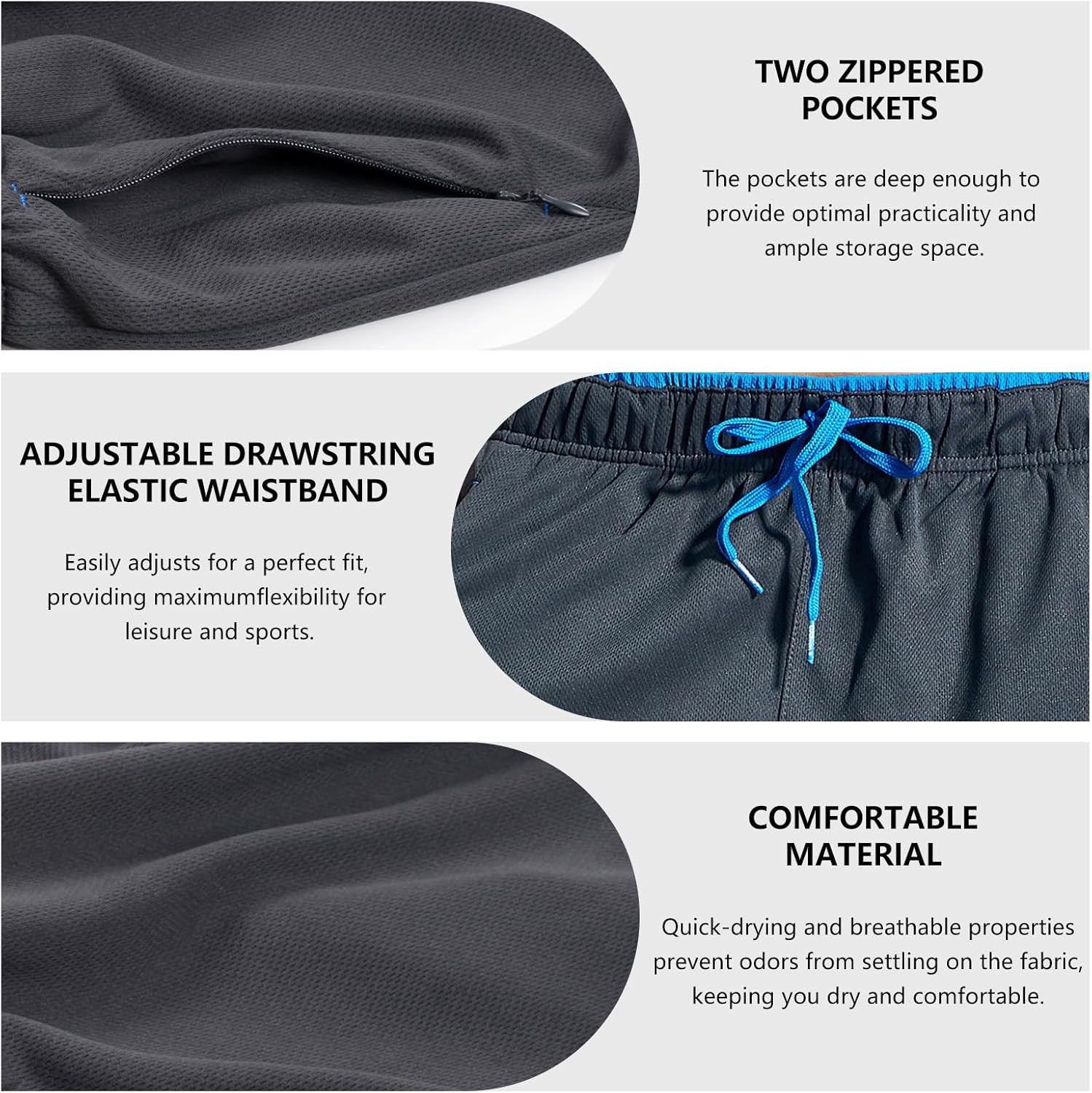Detalle 1 de ZENGVEE Tracksuit Joggers 1 or 3 Pack