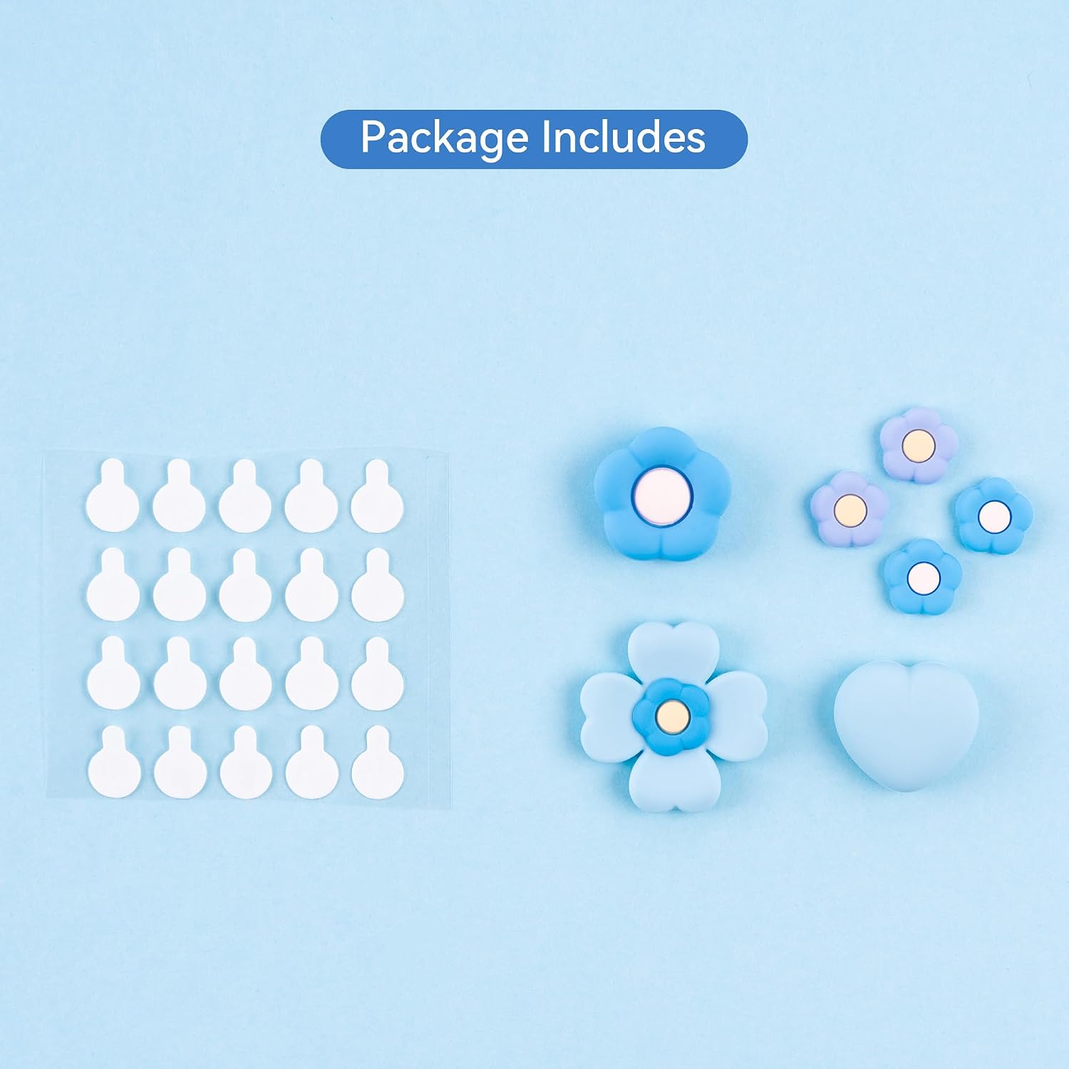 Detalle 2 de GeekShare Silikon Joystick-Kappen Set für Switch