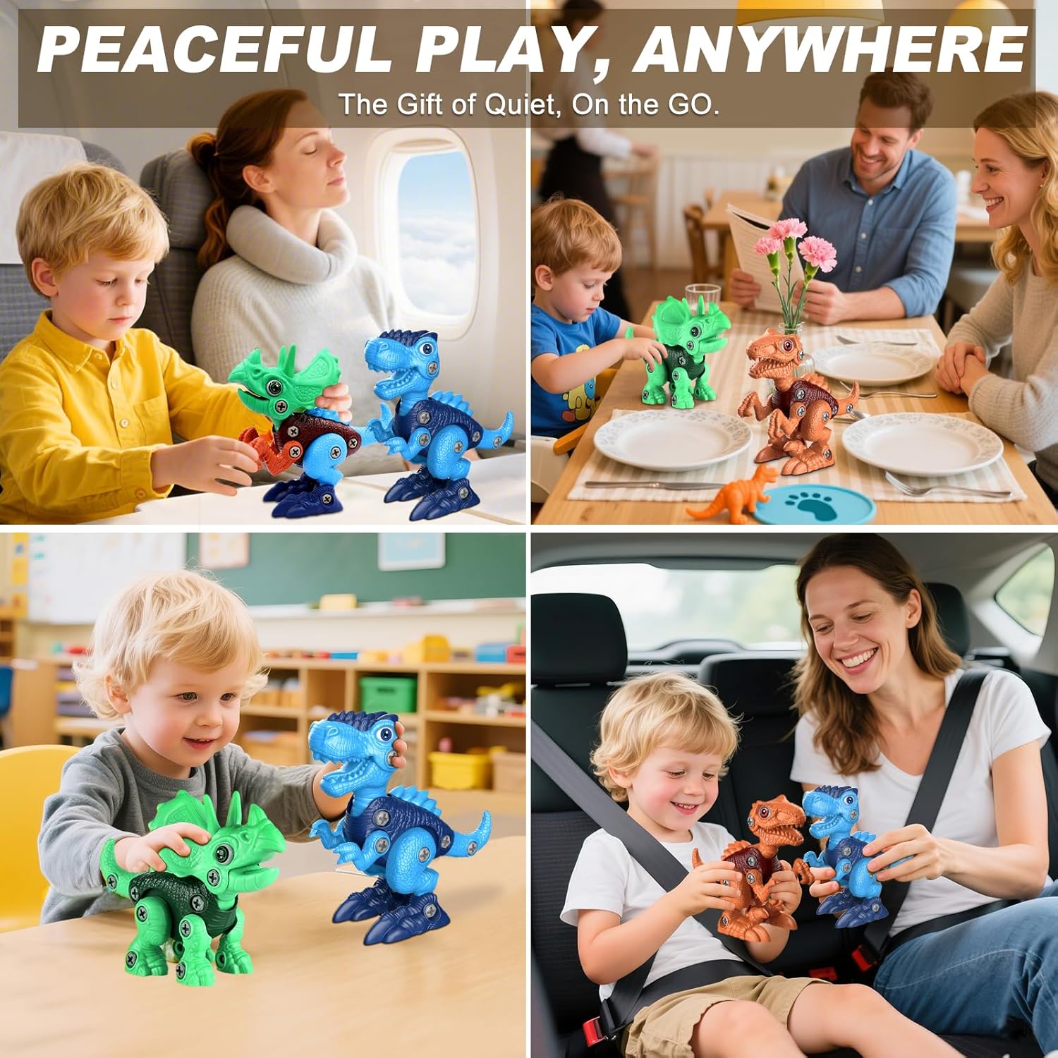 Thumbnail 4 de Laradola Dinosaur Toys Ages 3-8 🦖