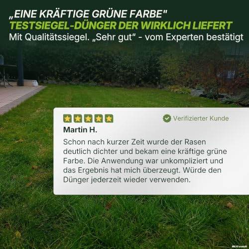 Thumbnail 7 de TerraUno Premium Herbstdünger Rasen – 20 kg für 1000 m², sofortige Grünwirkung, 60 Tage Langzeitwirkung