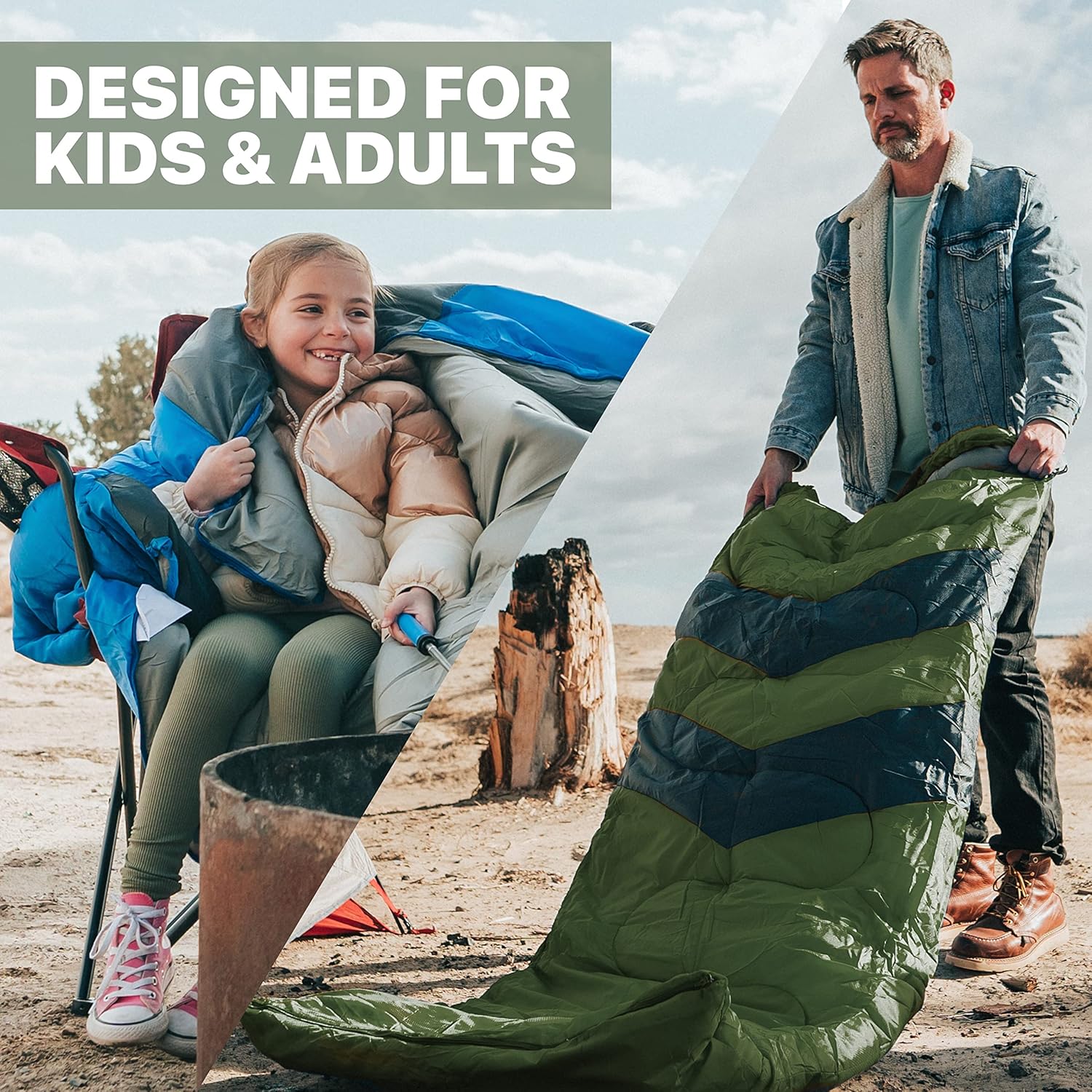 Detalle de MalloMe Sleeping Bag 0°C Cold Weather