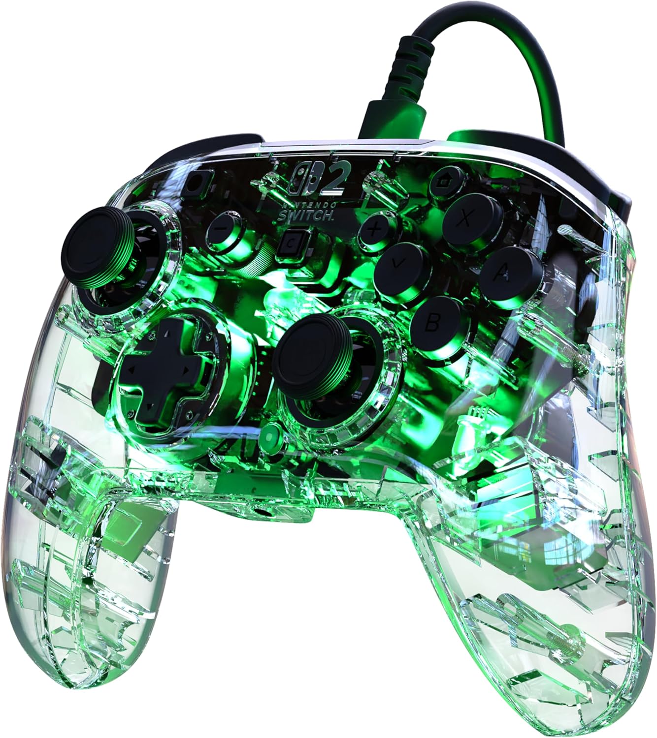 Thumbnail 6 de Turtle Beach Afterglow Transparent — manette gaming RGB filaire officielle pour Nintendo Switch 2