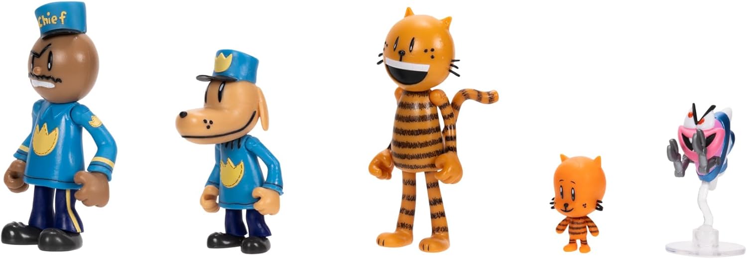 Detalle 2 de Policán Multipack de 5 Figuras de 7 cm de Jakks Pacific – Lil Petey, Petey, Chief y Flippy