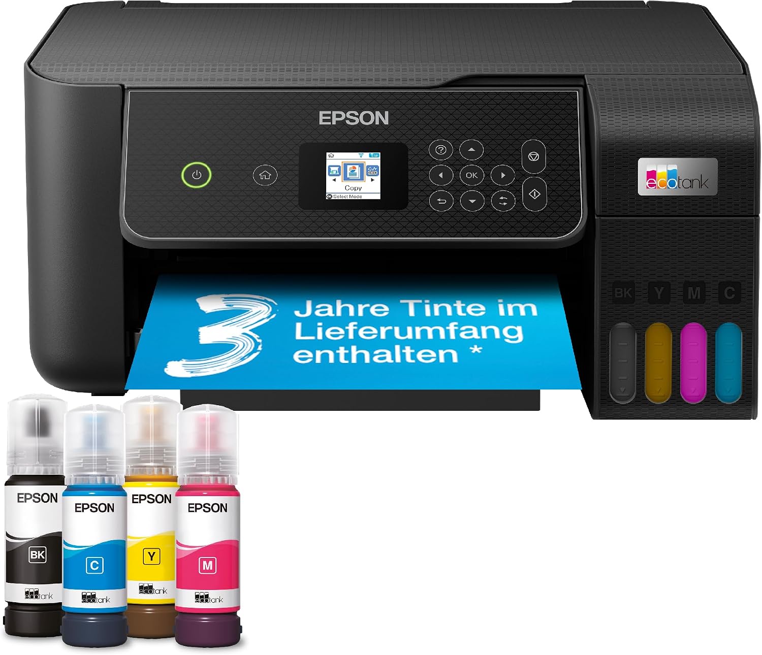 Thumbnail 5 de Epson EcoTank ET-2856, A4, Wi-Fi, 3 Jahre Tinte đš