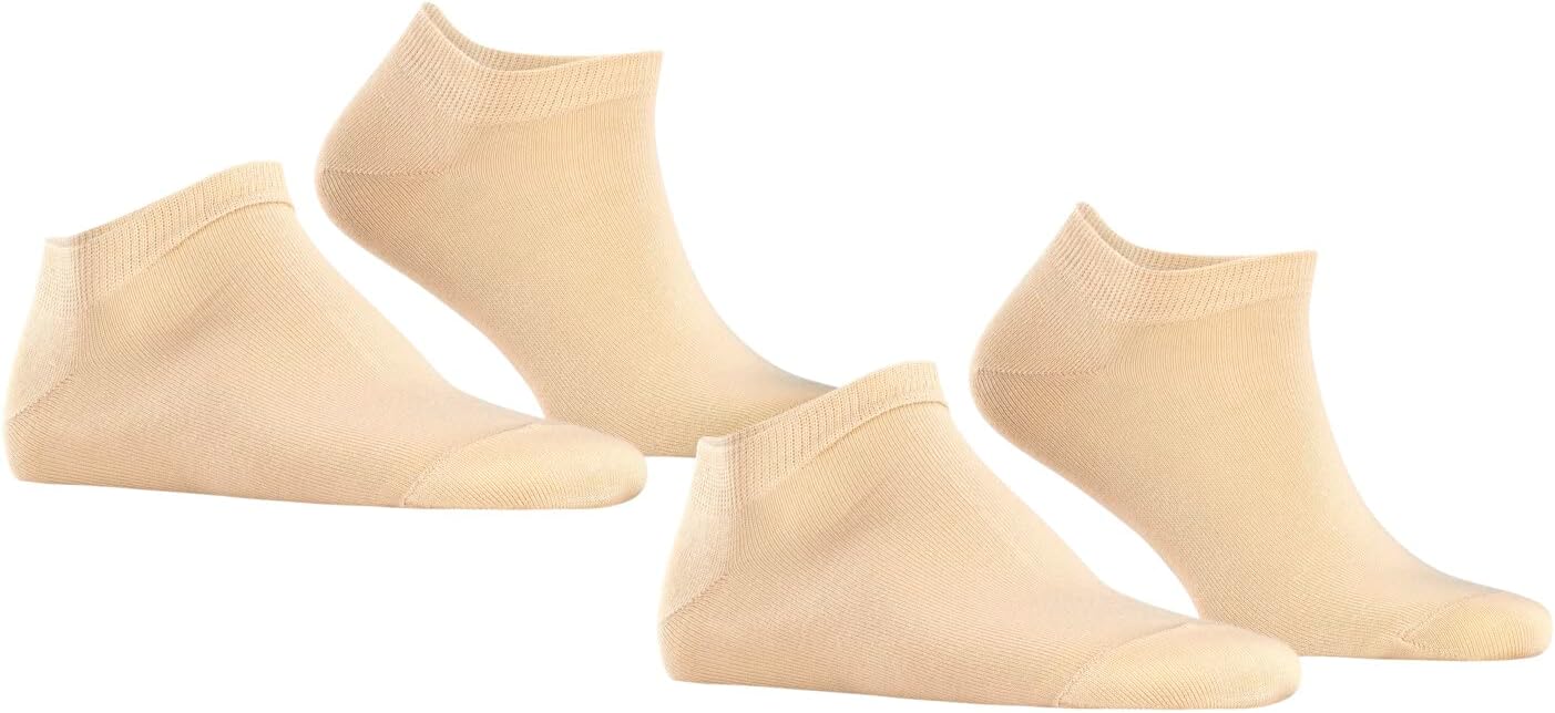 Detalle de ESPRIT homme Basic Uni 2-Pack — Chaussettes basses en coton biologique, respirantes et renforcées