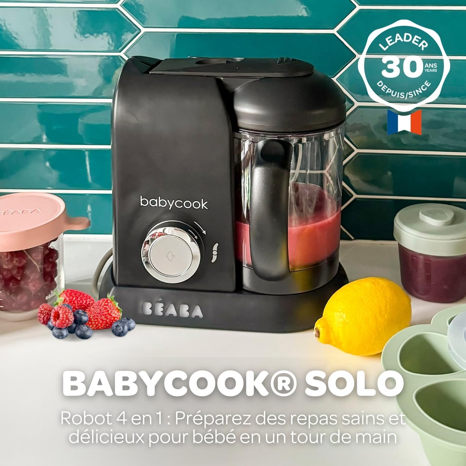 Thumbnail 1 de BÉABA Babycook Solo robot bébé 1100 ml