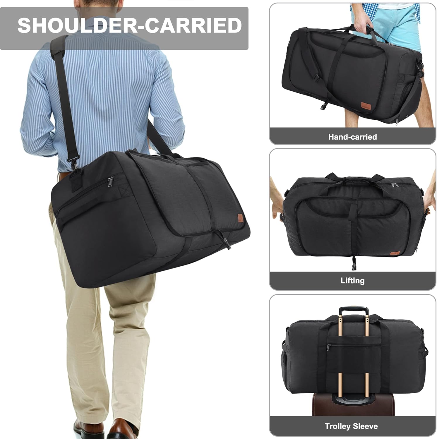 Thumbnail 4 de Vogshow 80L Bolsa de Viaje Plegable