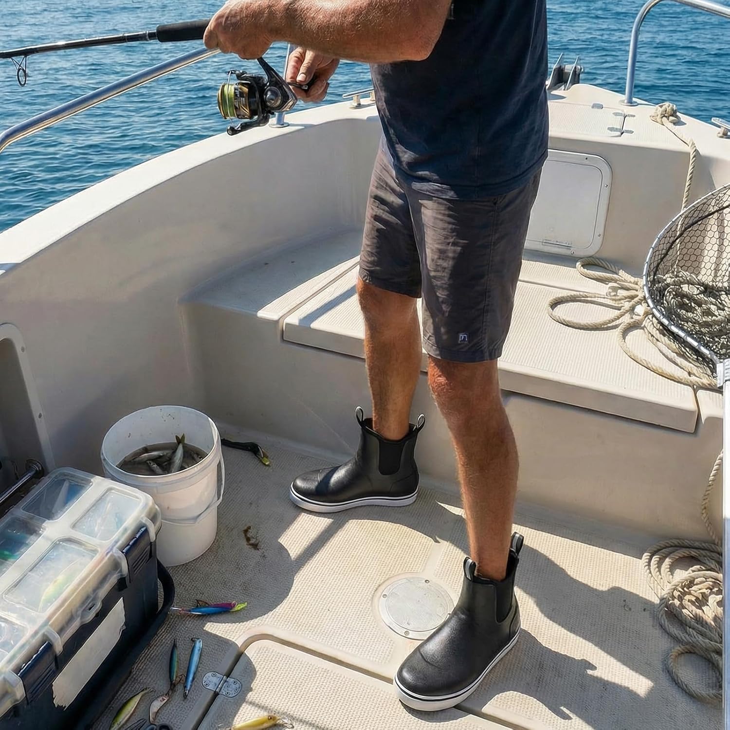 Detalle 2 de Furuian Deck Boots Waterproof Ankle 1in