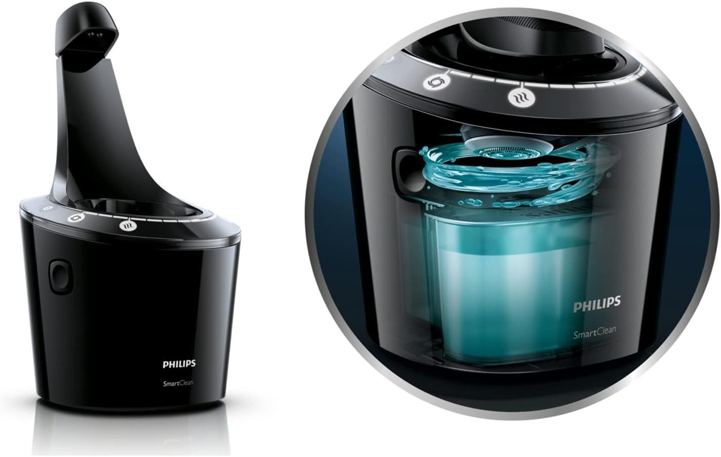 Detalle de PHILIPS JC30250 — Cartouche de nettoyage et lubrification pour rasoir Philips