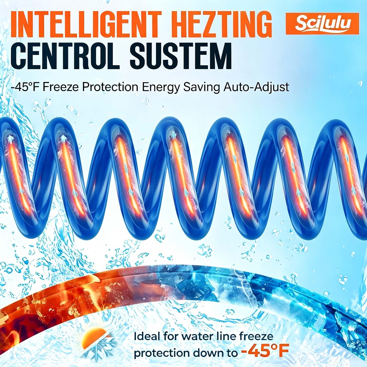 Thumbnail 3 de Scilulu 75FT Heated Water Hose for RV