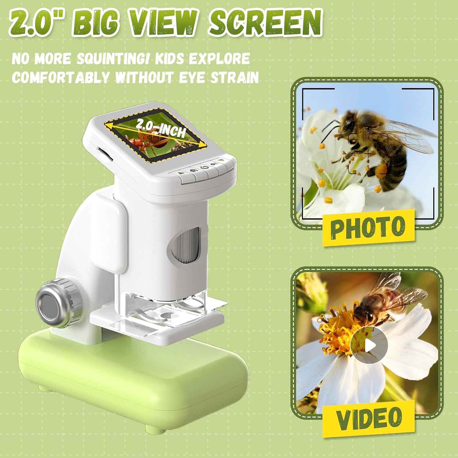 Detalle 2 de Umisu Mini Portable Digital Microscope 120–1200x