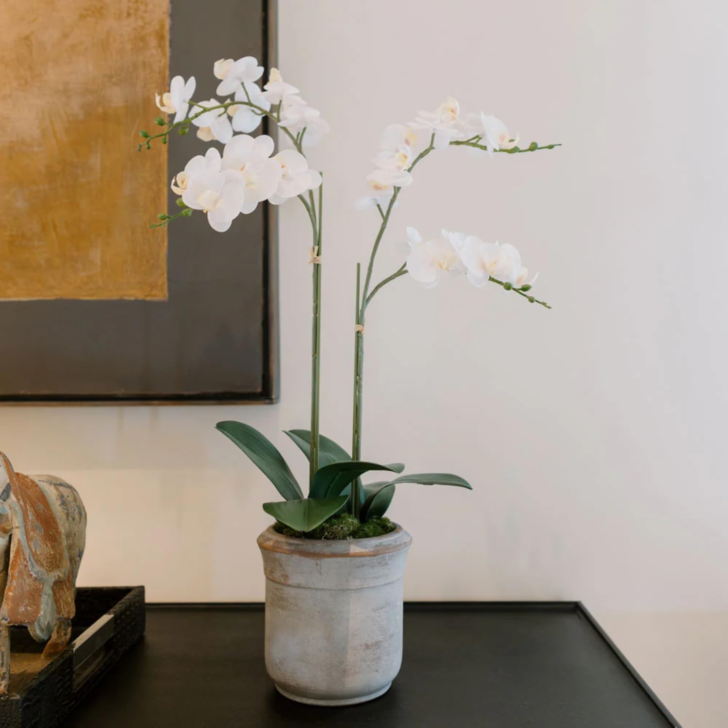 Detalle de CG Hunter Faux Orchid Plant 24 in