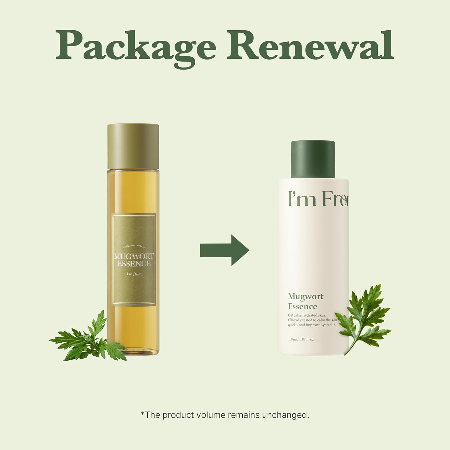 Thumbnail 1 de I’m From Mugwort Essence: Deep Calming Hydration for Sensitive Skin