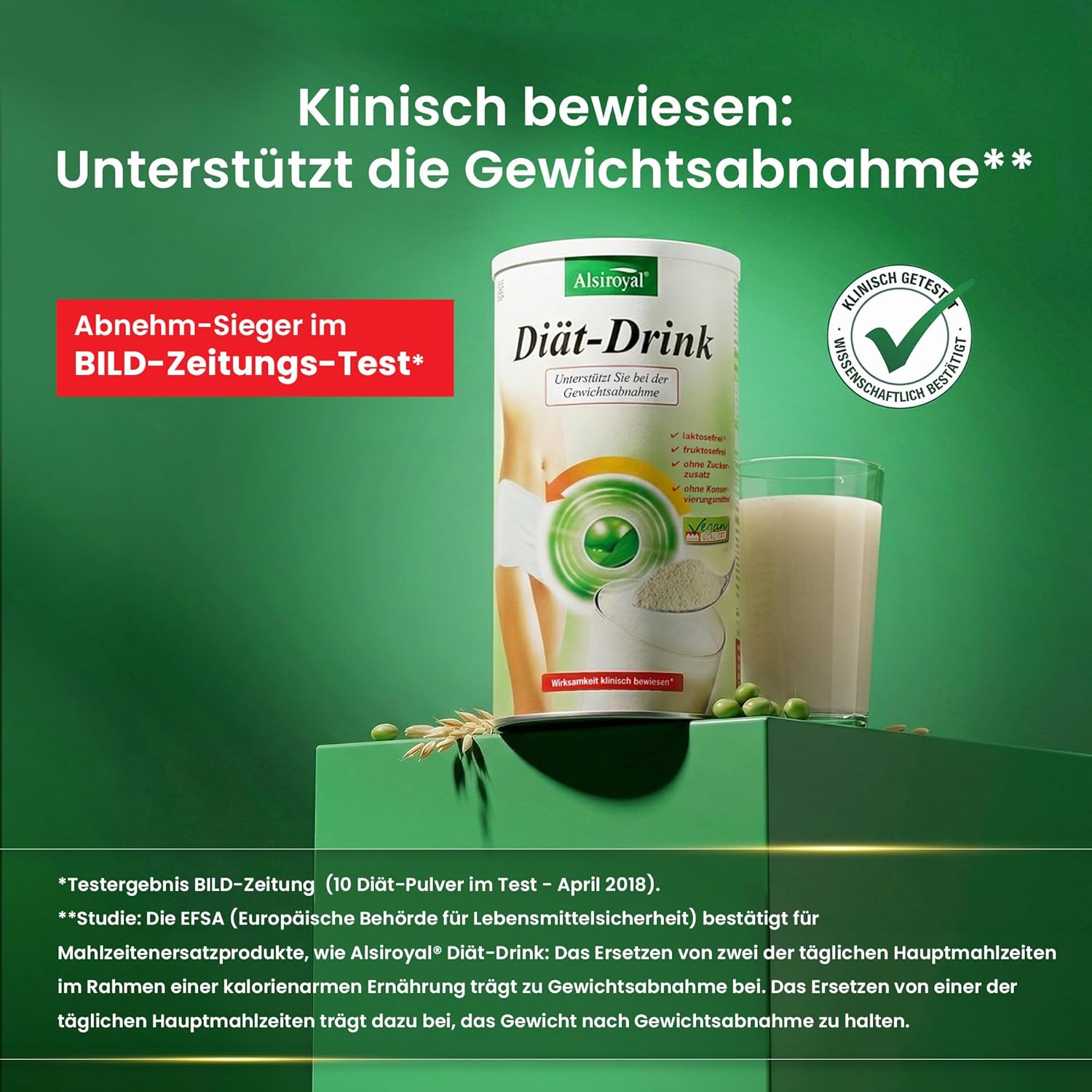 Thumbnail 6 de Alsiroyal Diät-Drink Vegan 500 g