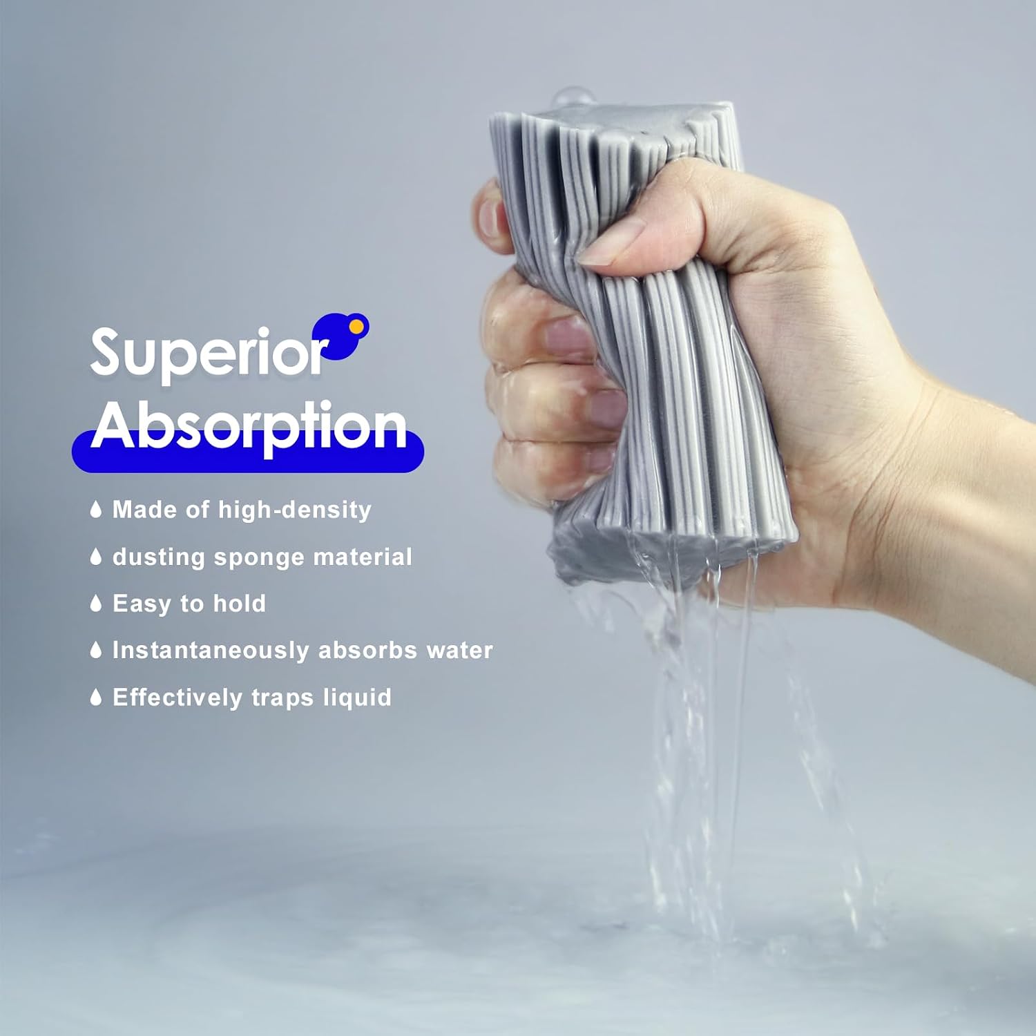 Detalle 2 de 6 Pack Damp Clean Duster Sponge 6pcs
