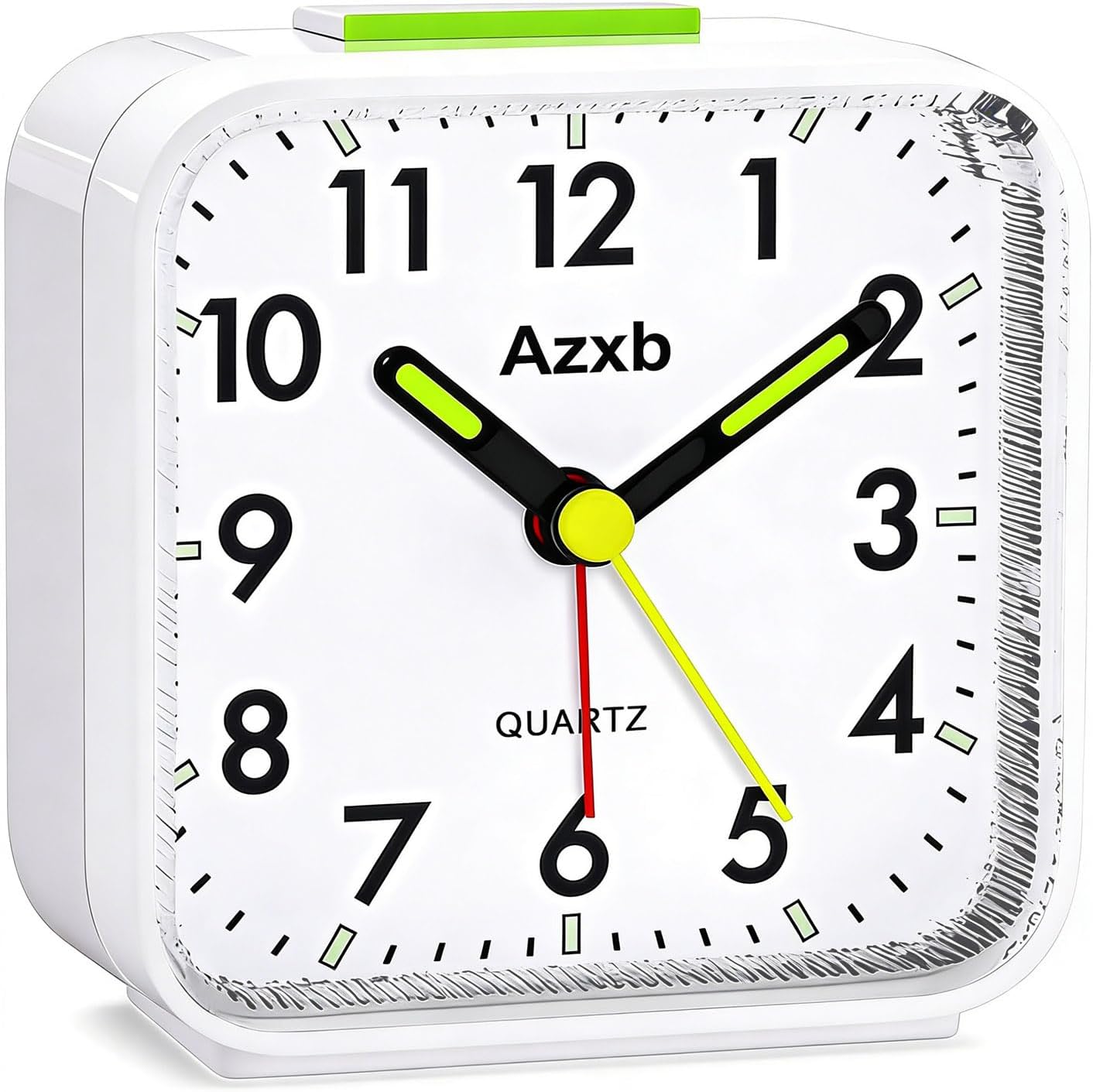 Detalle de Azxb Azxb-alarm clock analoge reiswekker met nachtlampje en sluimerfunctie
