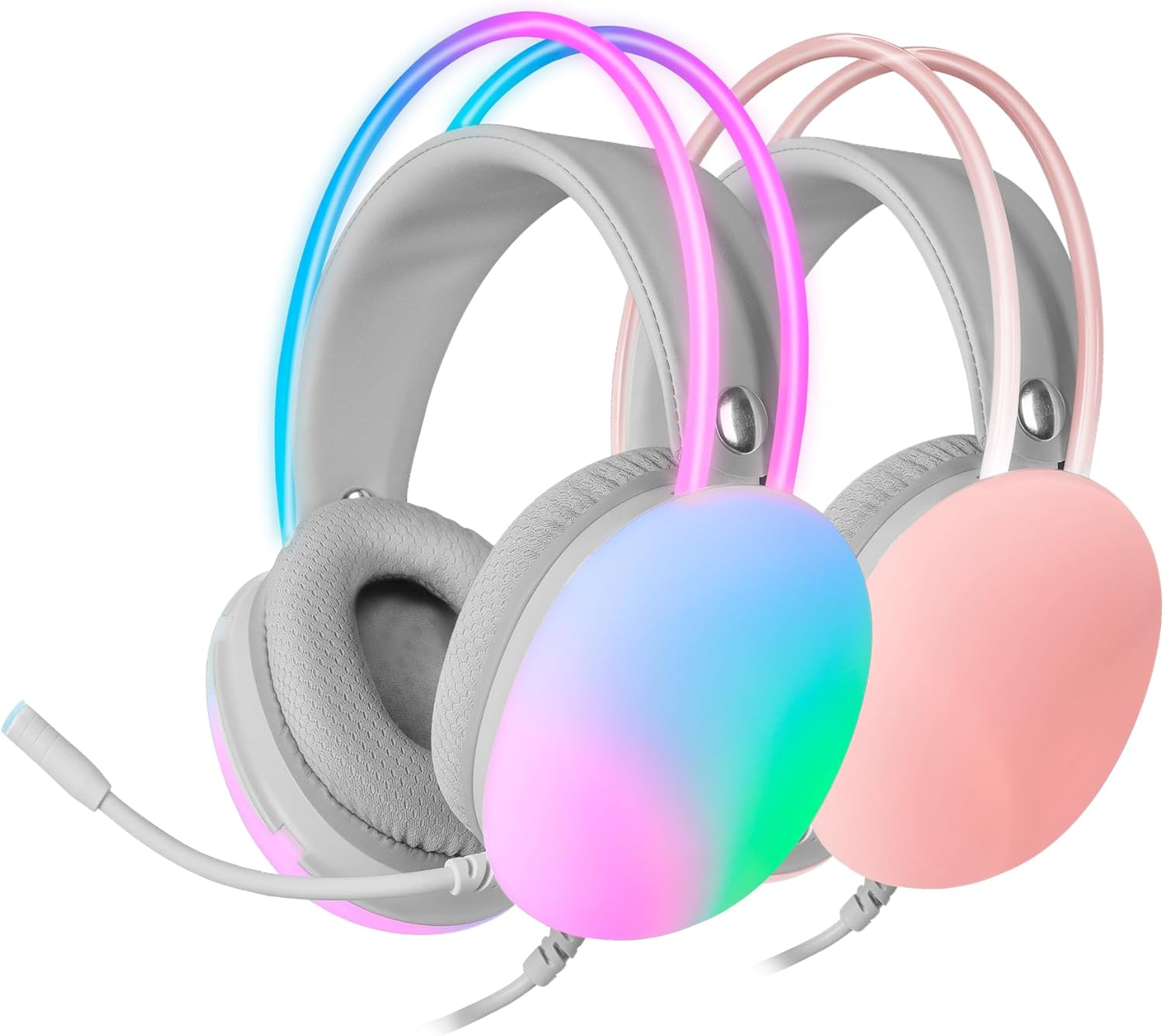 Thumbnail 6 de Mars Gaming MH124: cuffie gaming FRGB Rainbow, comfort prolungato e compatibilità estesa