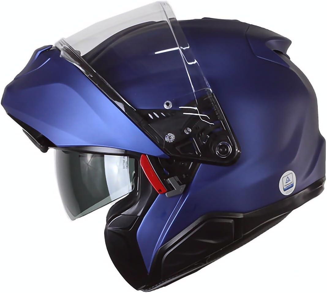 Detalle de HJC RPHA91 SOLID Semi Flat Metallic Blue – Casco Modulare XS