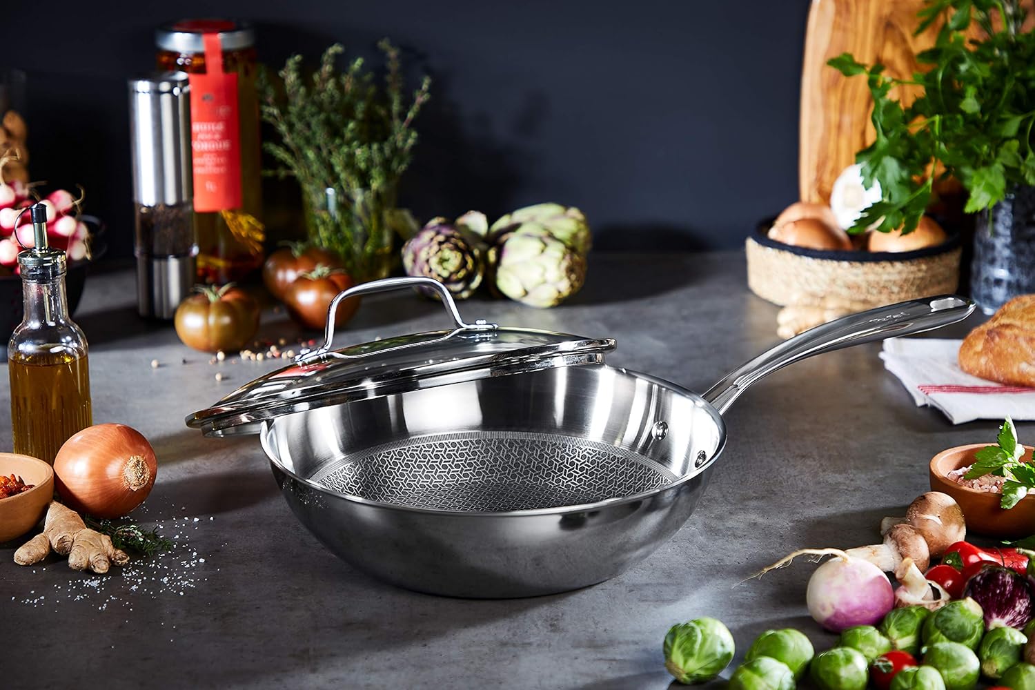 Thumbnail 4 de Tefal Eternal Mesh Wokpfanne 28 cm