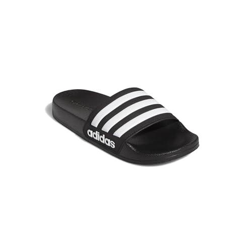 Detalle 2 de adidas Adilette Shower Slides Unisex – Core Black / Cloud White, 34 EU