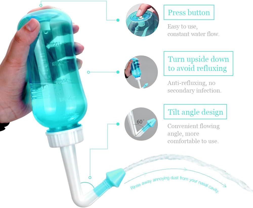 Thumbnail 5 de Waterpulse Neti Pot 300ml nasal rinse bottle