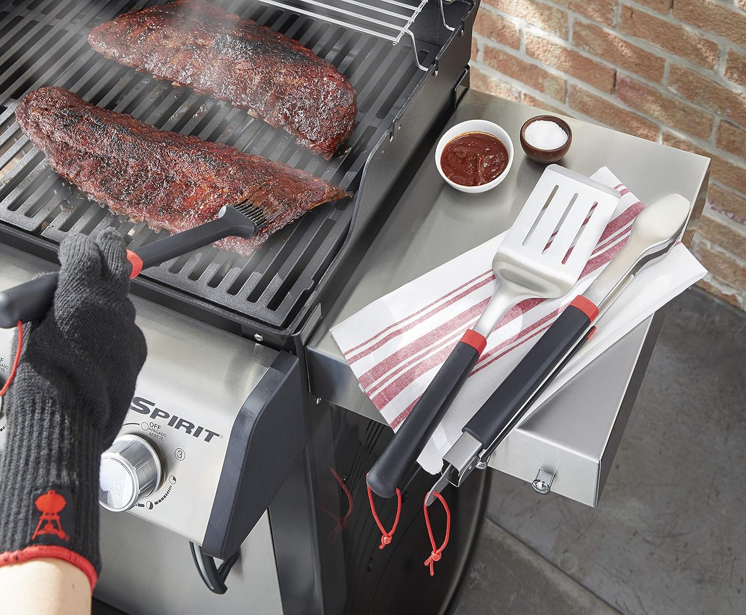Thumbnail 6 de Weber Grillset Zweiteilig: Grillzange und Wender mit komfortablen Griffen – spülmaschinenfest