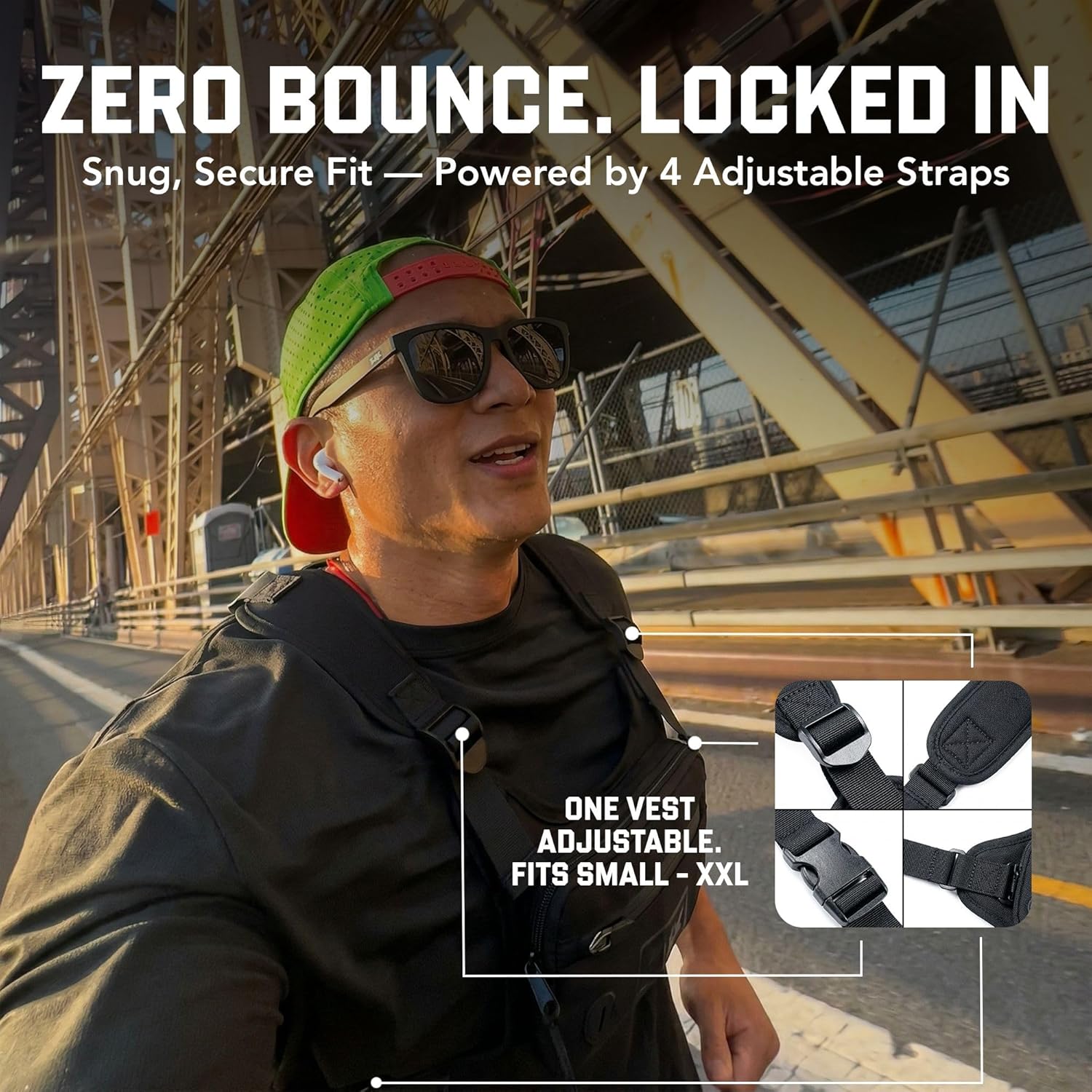 Thumbnail 3 de MVRK Water Resistant Chest Pack running vest