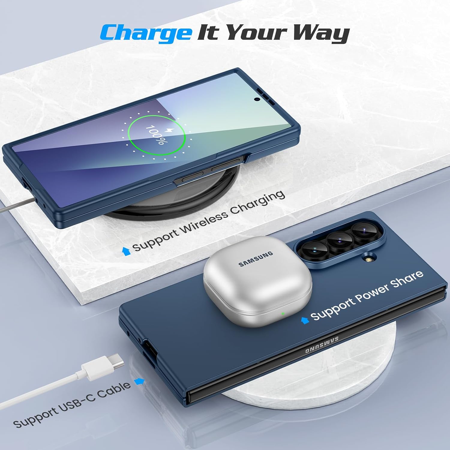 Detalle 2 de Doeshine Z Fold 7 case Ultra Slim