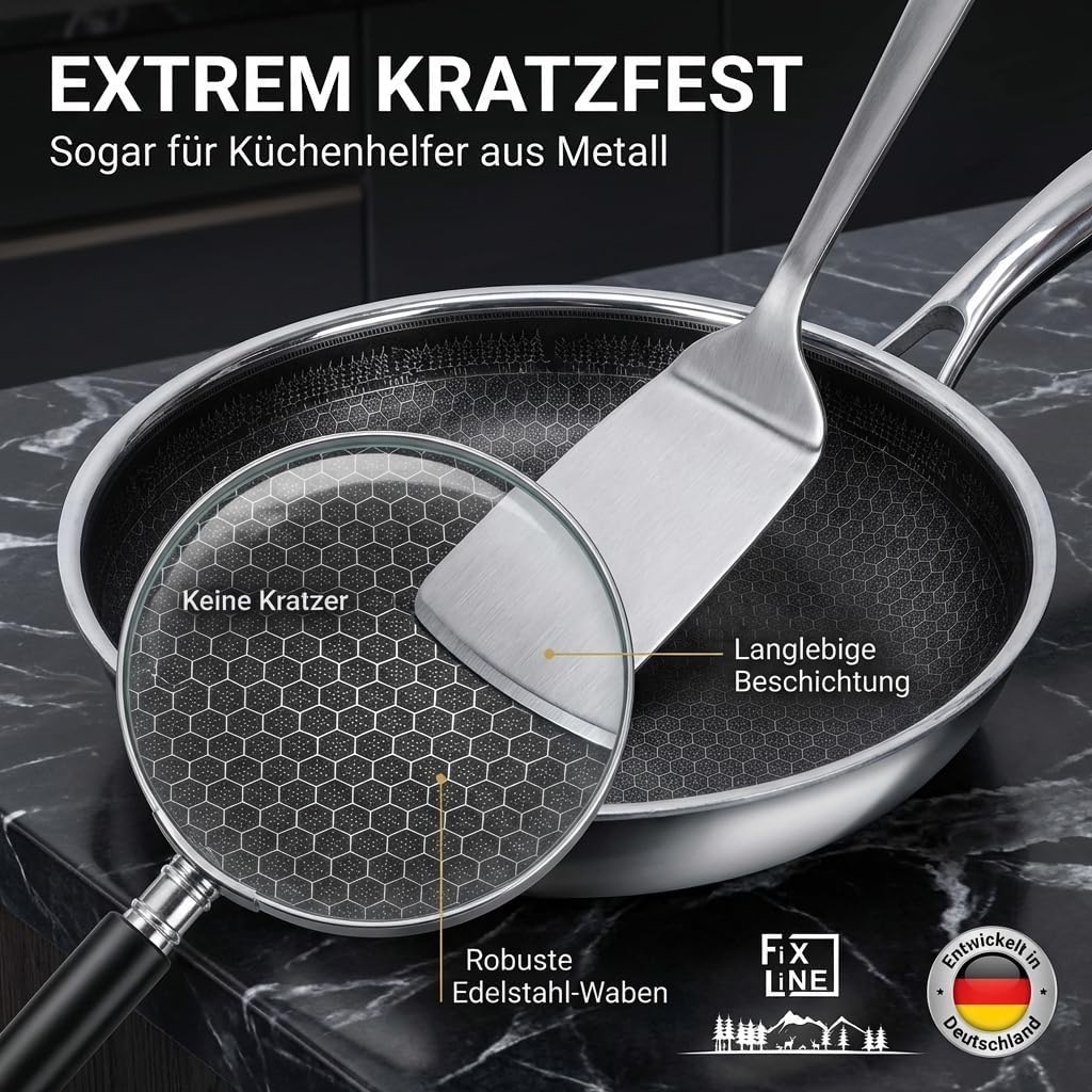 Thumbnail 4 de FIXLINE Black Forest Bratpfanne 28cm Antihaft