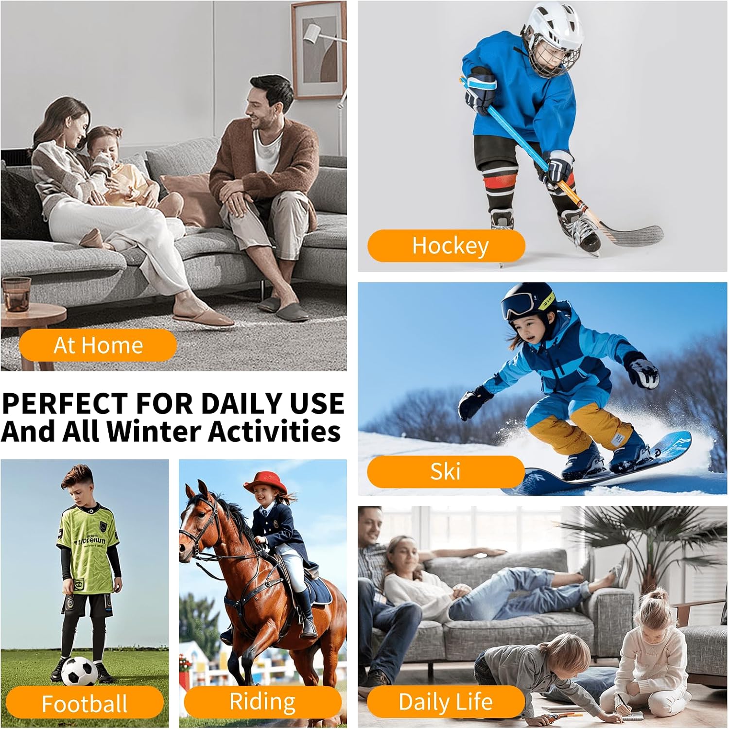 Thumbnail 5 de Qyibleri Kids Base Layer Football Skins Set