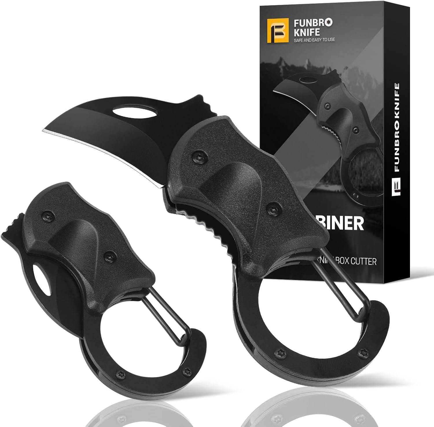 Detalle de FUNBRO Small Pocket Knife, Folding, with 1.34-Inch Stainless Steel Blade