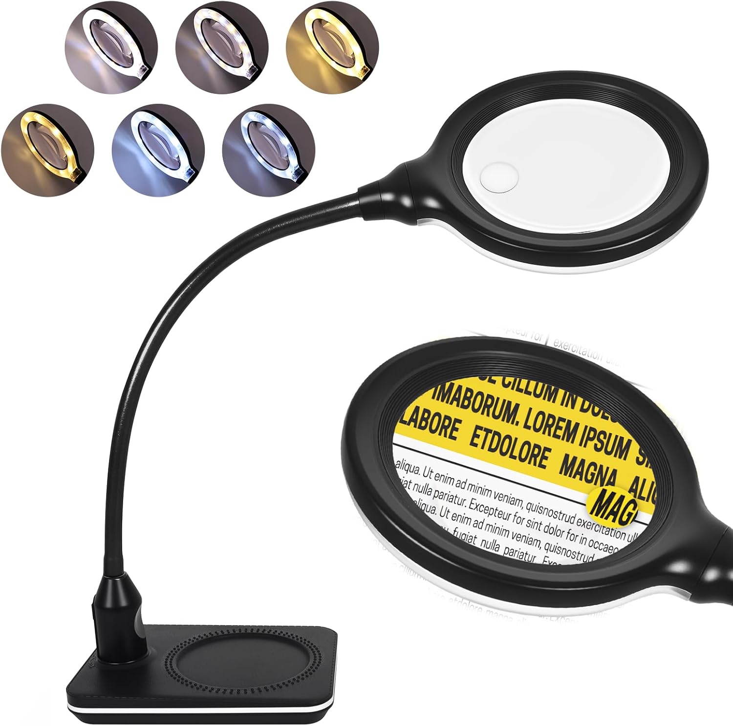 Detalle de Magnifying Glass with Light 15X
