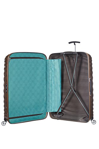 Detalle de Samsonite Lite-Shock Spinner XL 81 cm – 124 L, Marron (Sable) | Léger et résistant