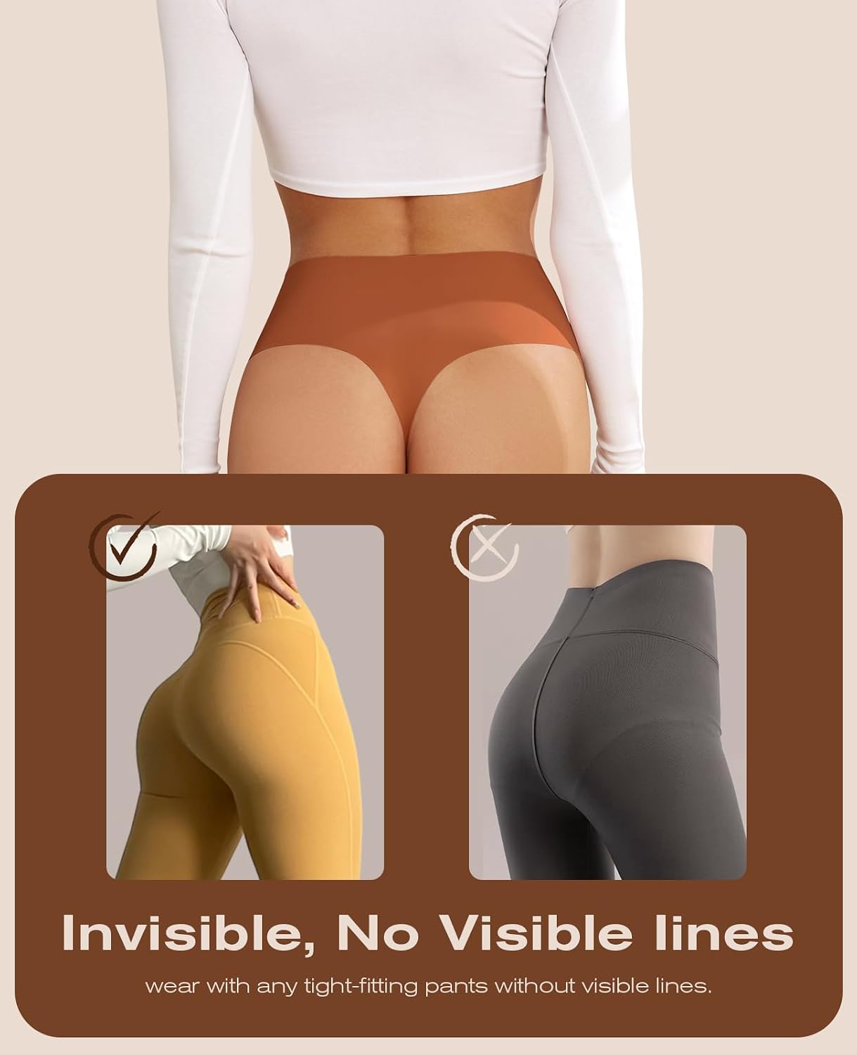 Thumbnail 4 de Oshkang Women's High-Waisted Thongs 6-Pack