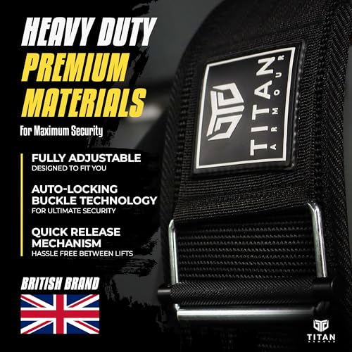 Detalle 2 de Titan Armour Premium Self-Locking Weightlifting Belt