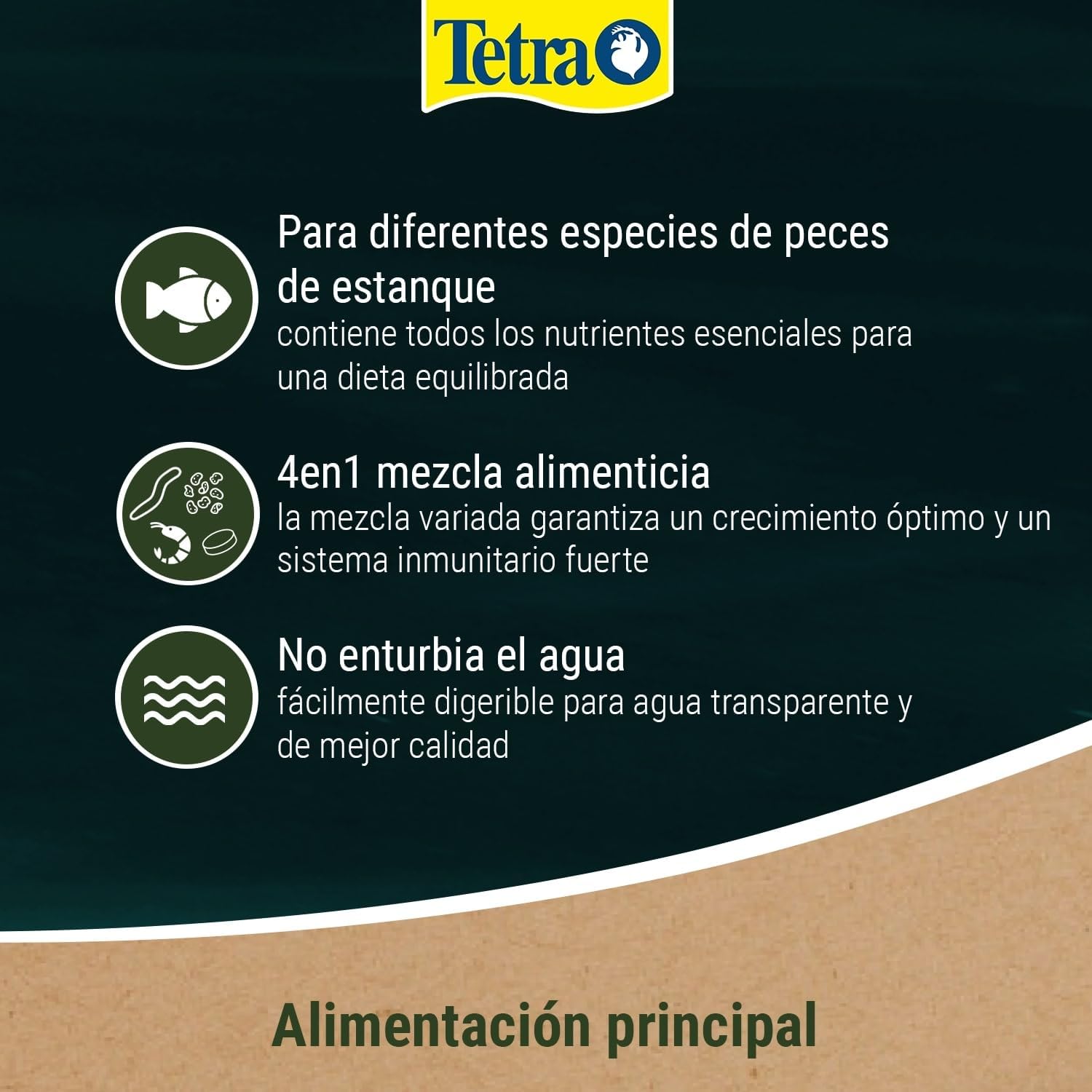 Detalle 2 de Tetra Pond Multi Mix 🐟 Comida Variada para Peces de Estanque 4L